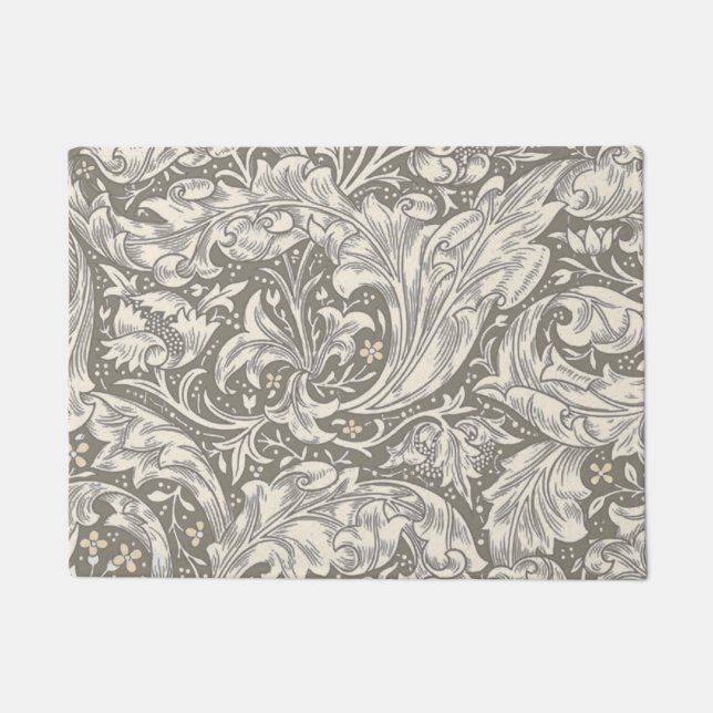 Tapete William Morris Botão Solteiro Flor Bot (Frente)