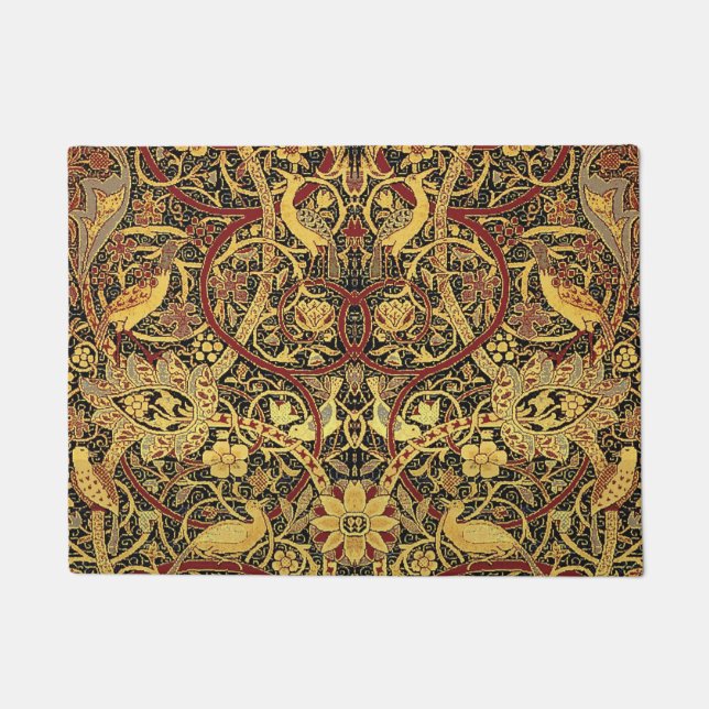 Tapete William Morris Bullerswood Faux Tapeçaria (Frente)