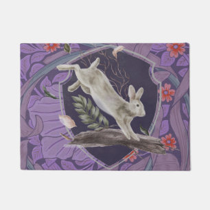Tapete William Morris Forest Rabbit Floral Art Nouveau