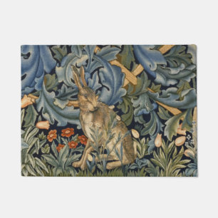 Tapete William Morris Forest Rabbit Floral Art Nouveau