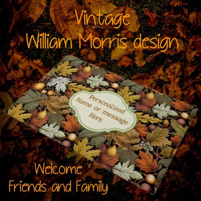 Tapete William Morris Personalizou Jardineiro de Outono (Personalize it!)