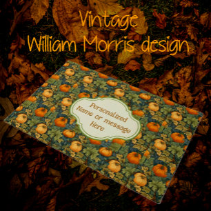Tapete William Morris Personalizou Jardineiros de Abóbora
