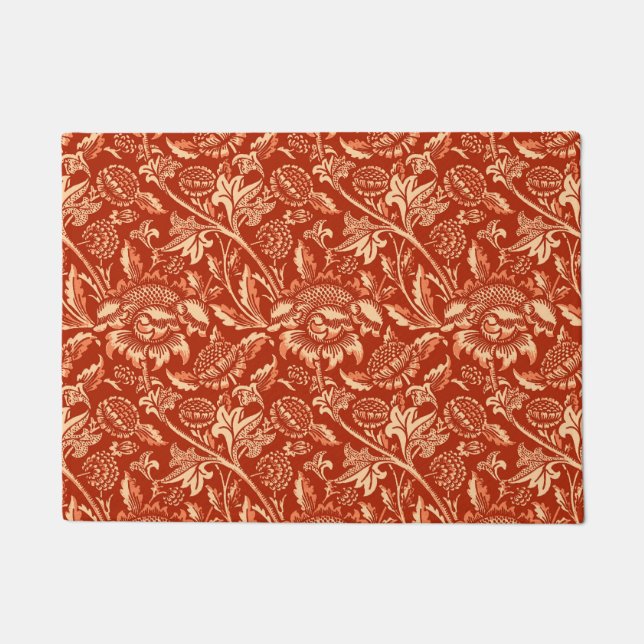 Tapete William Morris Sunflower, Mandarin Orange (Frente)