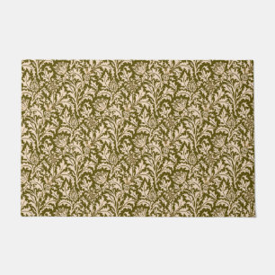 Tapete William Morris Thistle Damask, Taupe Tan e Beige