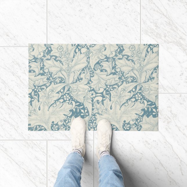 Tapete William Morris Wallflower Blue damask (Interior)