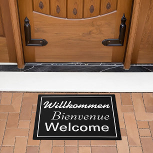 Tapete Willkommen Bienvenue Bem-Vindo Multilingual