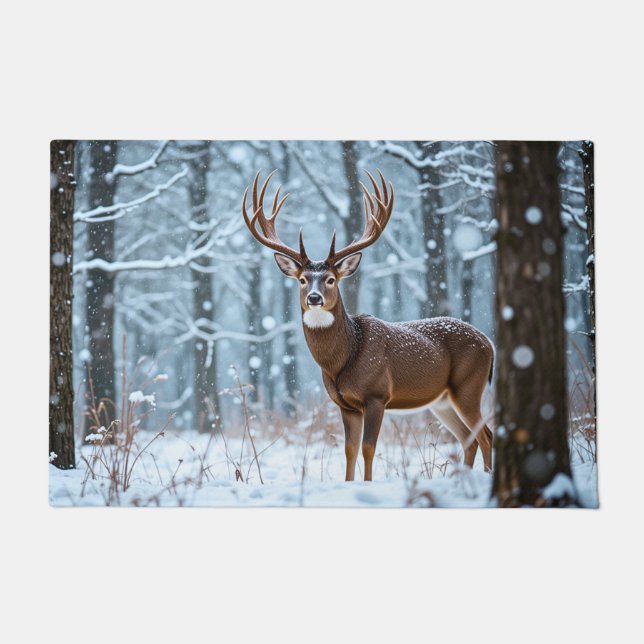 Tapete Winter Buck Doormat (Frente)