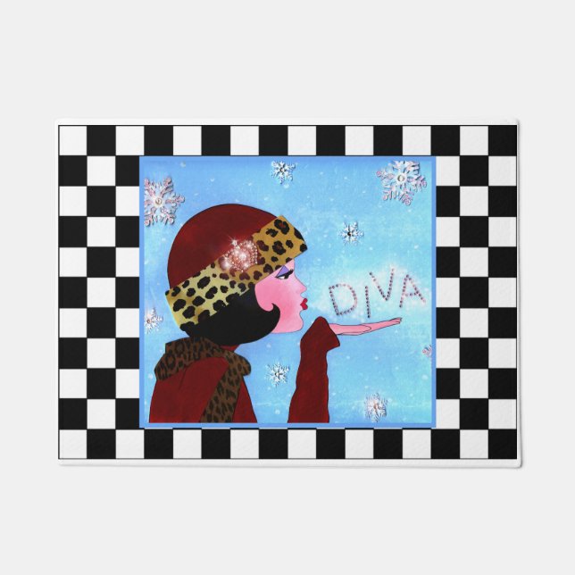 Tapete "Winter Magic" DIVA Doormat (Frente)