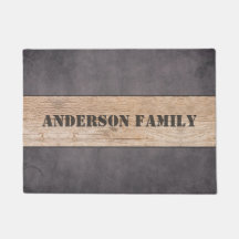 Wood on Dark Background, Family Name