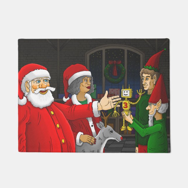 Tapete Workshop sobre Papai Noel (Frente)