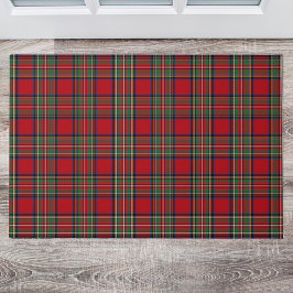 Tapete Xadrez Clan Stewart Green Red Blue Check Tartan