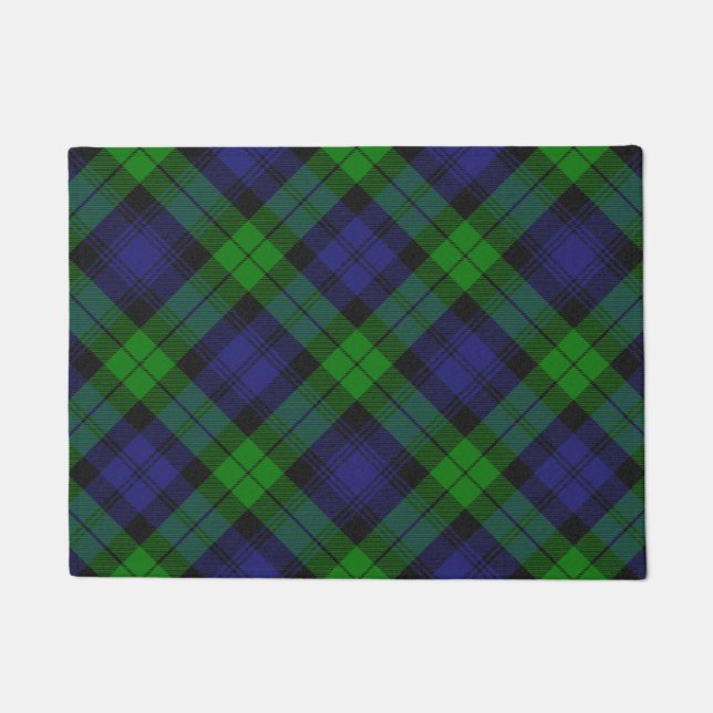 Tapete Xadrez de Campbell Clan Tartan Black Watch (Frente)