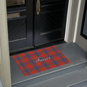 Tapete Xadrez de Tartan escocesa de Fraser do clã de