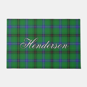 Tapete Xadrez de Tartan escocesa de Henderson do clã de