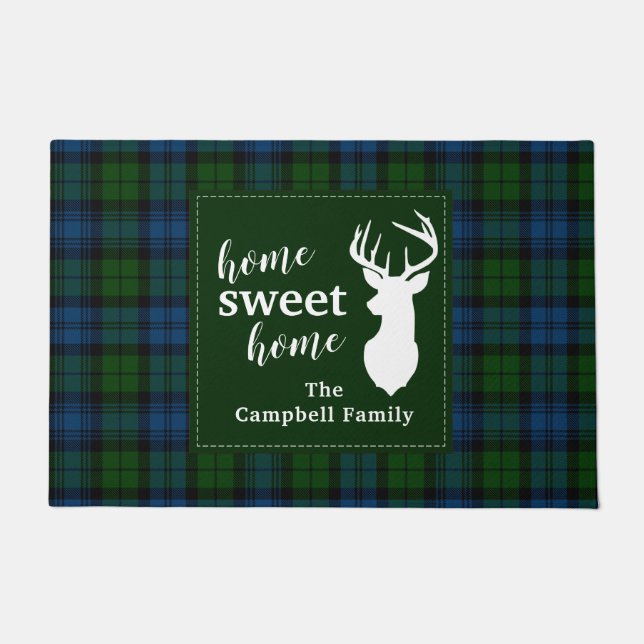Tapete Xadrez Personalizada Tartan Clan Campbell Militar (Frente)
