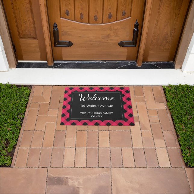Tapete Xadrez Plaid Almirante Personalizado Padrão (Ar livre)