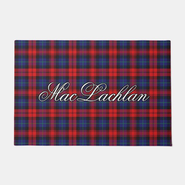 Tapete Xadrez Scots Vista Clan MacLachlan Tartan (Frente)