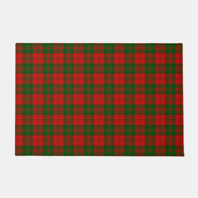 Tapete Xadrez verde-tartan-tartan (Frente)