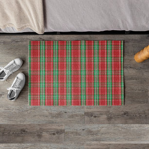 Tapete Xadrez Vermelha Feriada de Natal