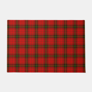 Tapete xadrez vermelho e verde do tartan MacDougall