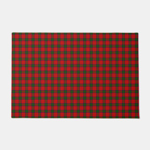Tapete xadrez vermelho e verde Robertson tartan