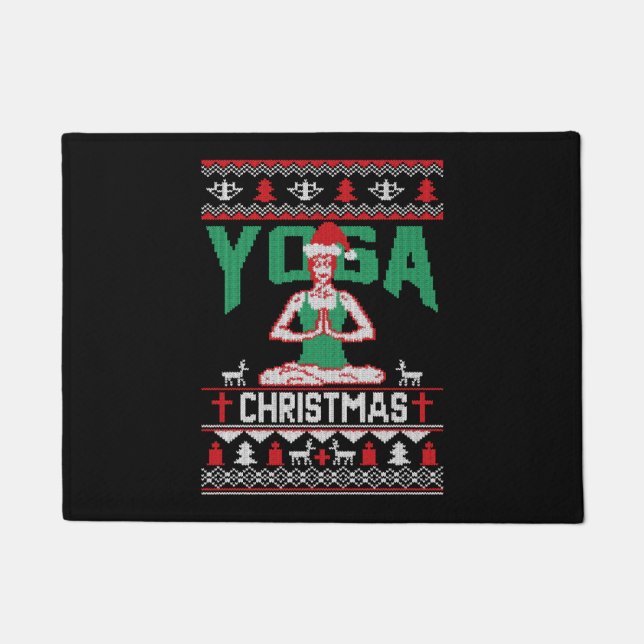 Tapete Yoga Christmas Shirt (Frente)