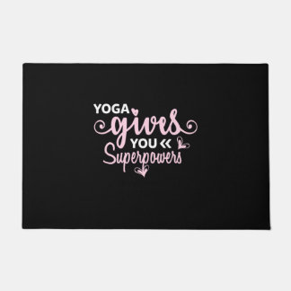Tapete Yoga Lover | Yoga Gives You Superpowers