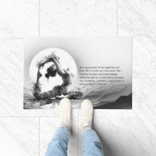 Tapete Yoga Reiki Pigeon Pose Watercolor, Rei Pigeon Com