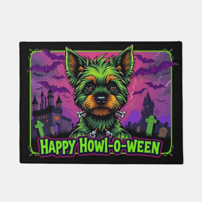 Tapete Yorkiestein Happy Howl-o-ween (Frente)