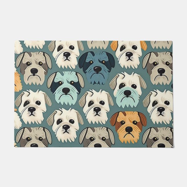 Tapete Yorkshire Terrier Pattern (Frente)