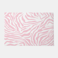 Zebra Rosa Raspando Animais Selvagens Impressão Pa