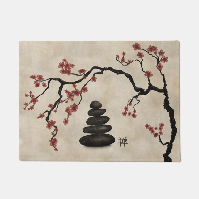 Tapete Zen Stones Sakura Tree (Frente)