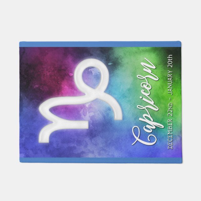 Tapete Zodiac: Datas do Capricórnio (Frente)