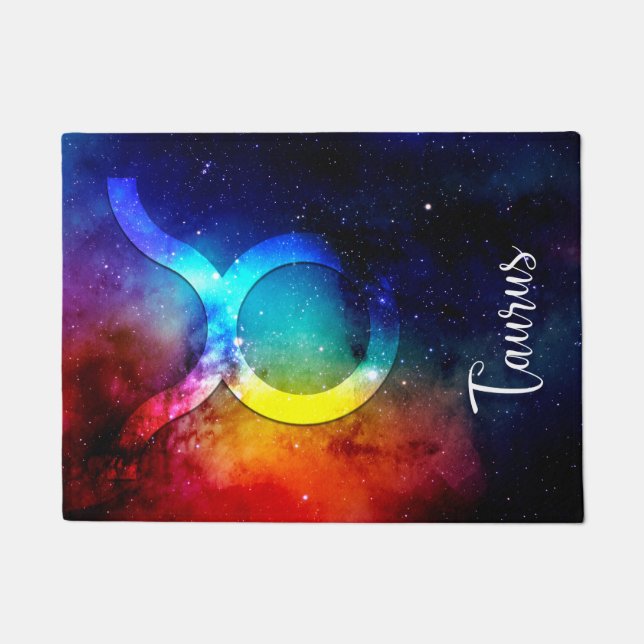 Tapete Zodíaco: Taurus Space Rainbow (Frente)