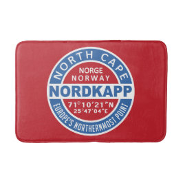 tapetes de banho da Noruega NORDKAPP