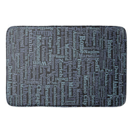 tapetes de banho das Cidades do Mundo