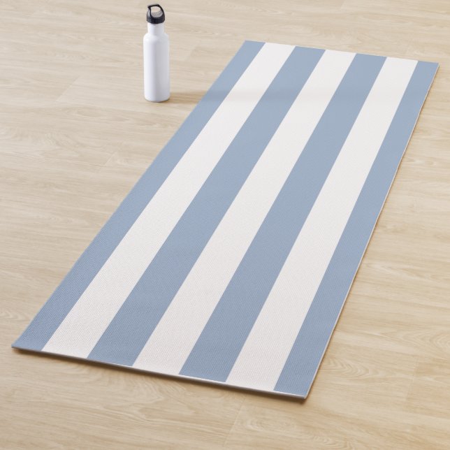 Tapetes de Ioga Azul e Branco Listrado (In Situ)