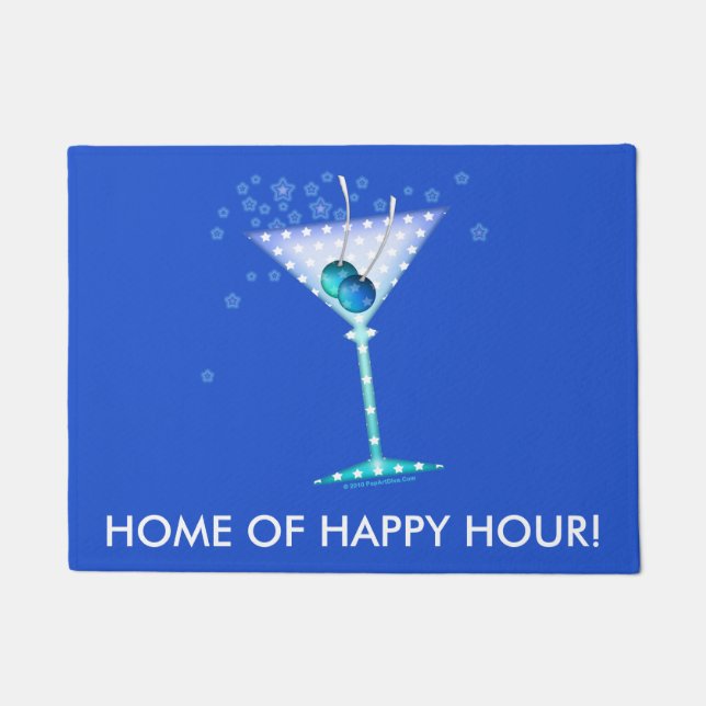 TAPETES DE PORTA - BLUE MARTINI (Frente)