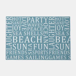 tapetes de porta da Câmara de Praia Personalizada