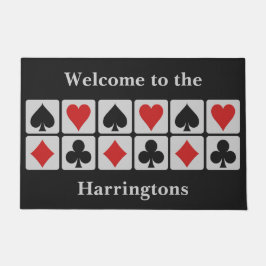 tapetes de porta de texto personalizados do Player