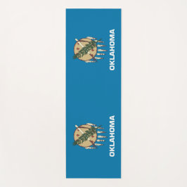 Tapetes de Yoga Patrióticos com a bandeira de Okla