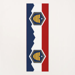 Tapetes de Yoga Patrióticos com a nova bandeira de
