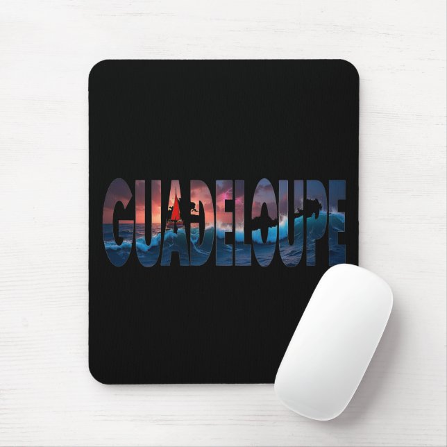 Tapis De Souris Guadeloupe Sunset | Mouse Pad (Com mouse)