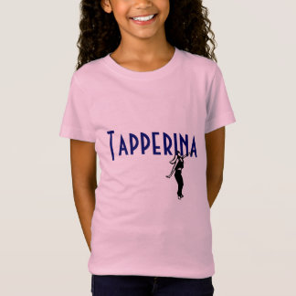 Tapperina bordou o t-shirt (azul)