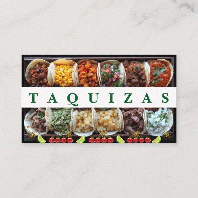 Taquizas. Cartão de Visita (Frente)