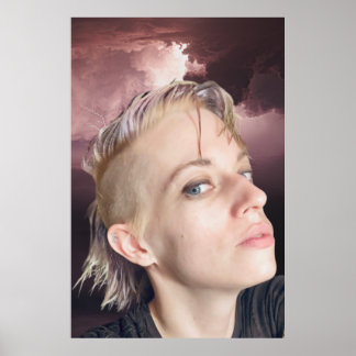 Tara Shannon Nuvens Rosa Tempestade Poster