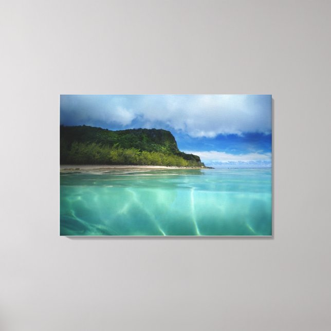 Tarague Beach Canvas Print (Frente)