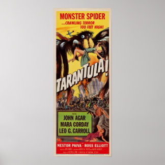 Tarantula! Monster Spider Earth Retro Movie Poster