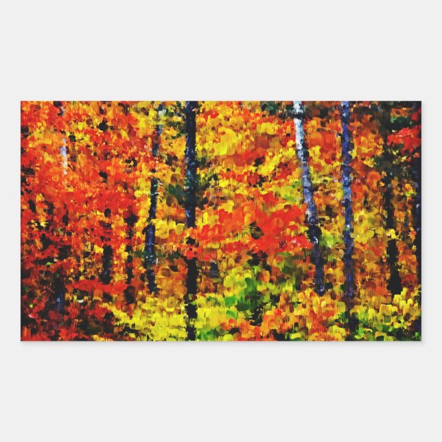 Tarde de outono - Pintura de adesivos (Frente)