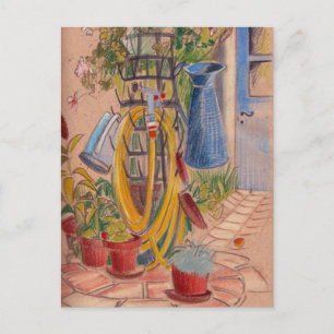 Tarde num ensolarado cartão postal do Jardim Fran